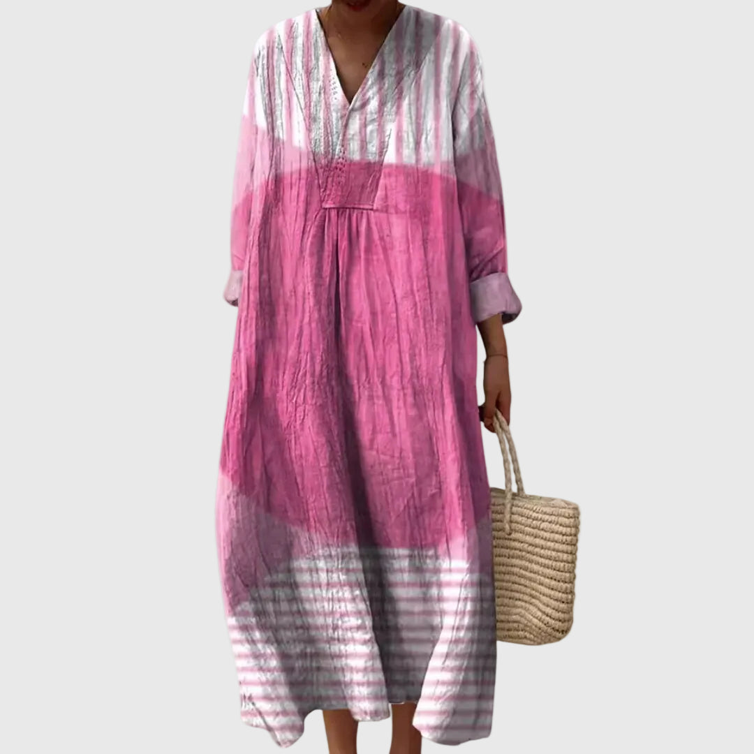 Nanette - Geometric Print Midi Dress