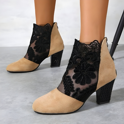 Aisha - Wide-Toe Comfort Heels