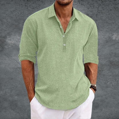 Tenori - Tailored Open-Collar Shirt