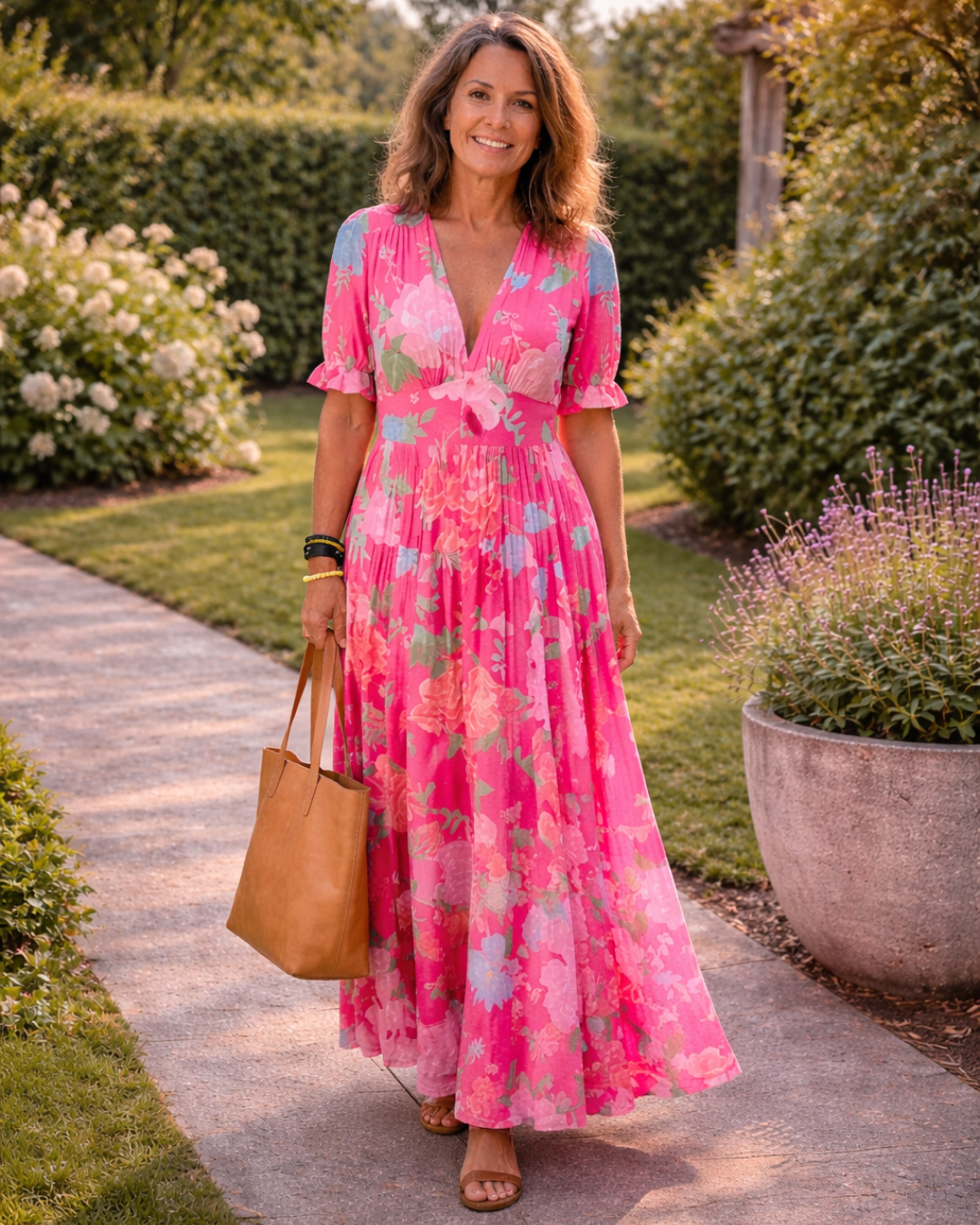 Kristi - Floral Midi Dress