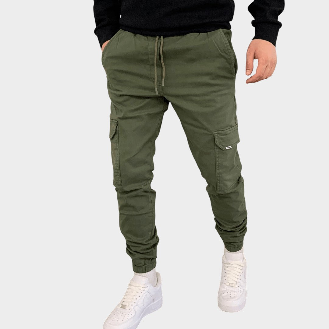 Arlen - Stretch Cotton Cargo Joggers