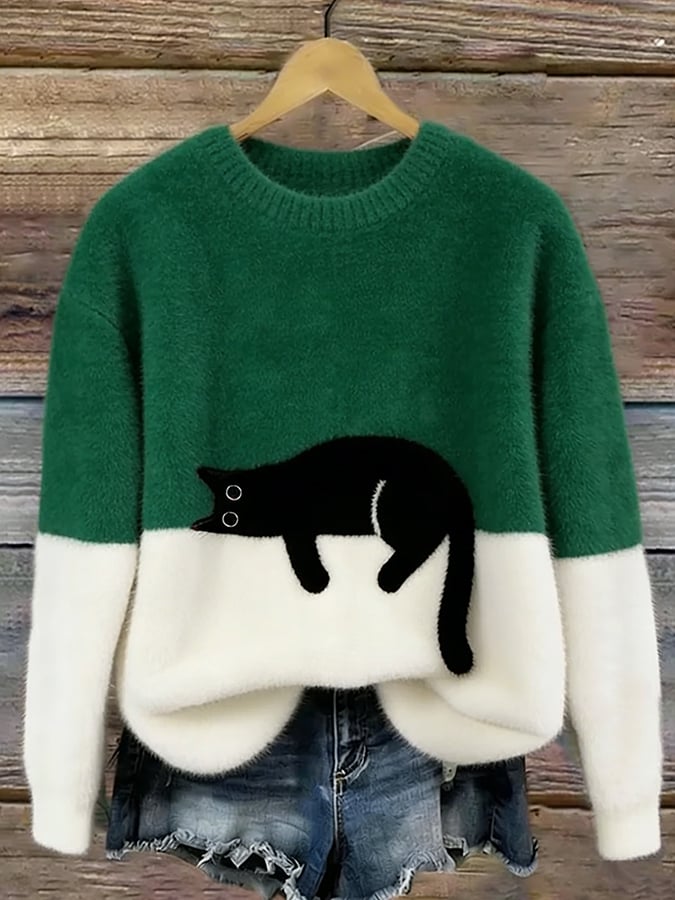 Reba - Cotton-Blend Cat Hoodie