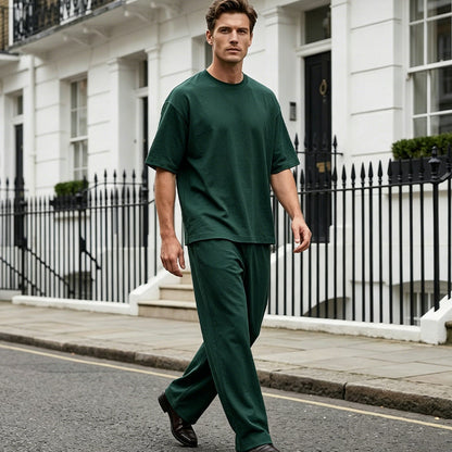 Keith - Tee and Wide-Leg Pants Set