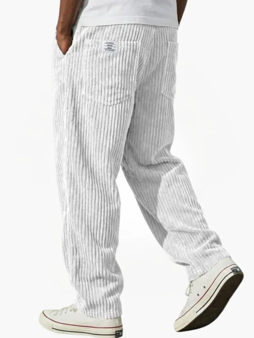 Dalton - Fine Cord Drawstring Trousers