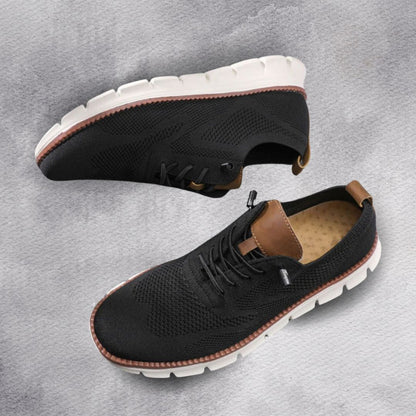 Savino - Mesh Knit Oxford Sneakers