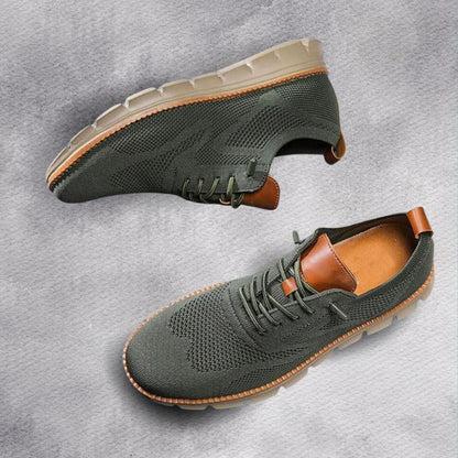 Savino - Mesh Knit Oxford Sneakers