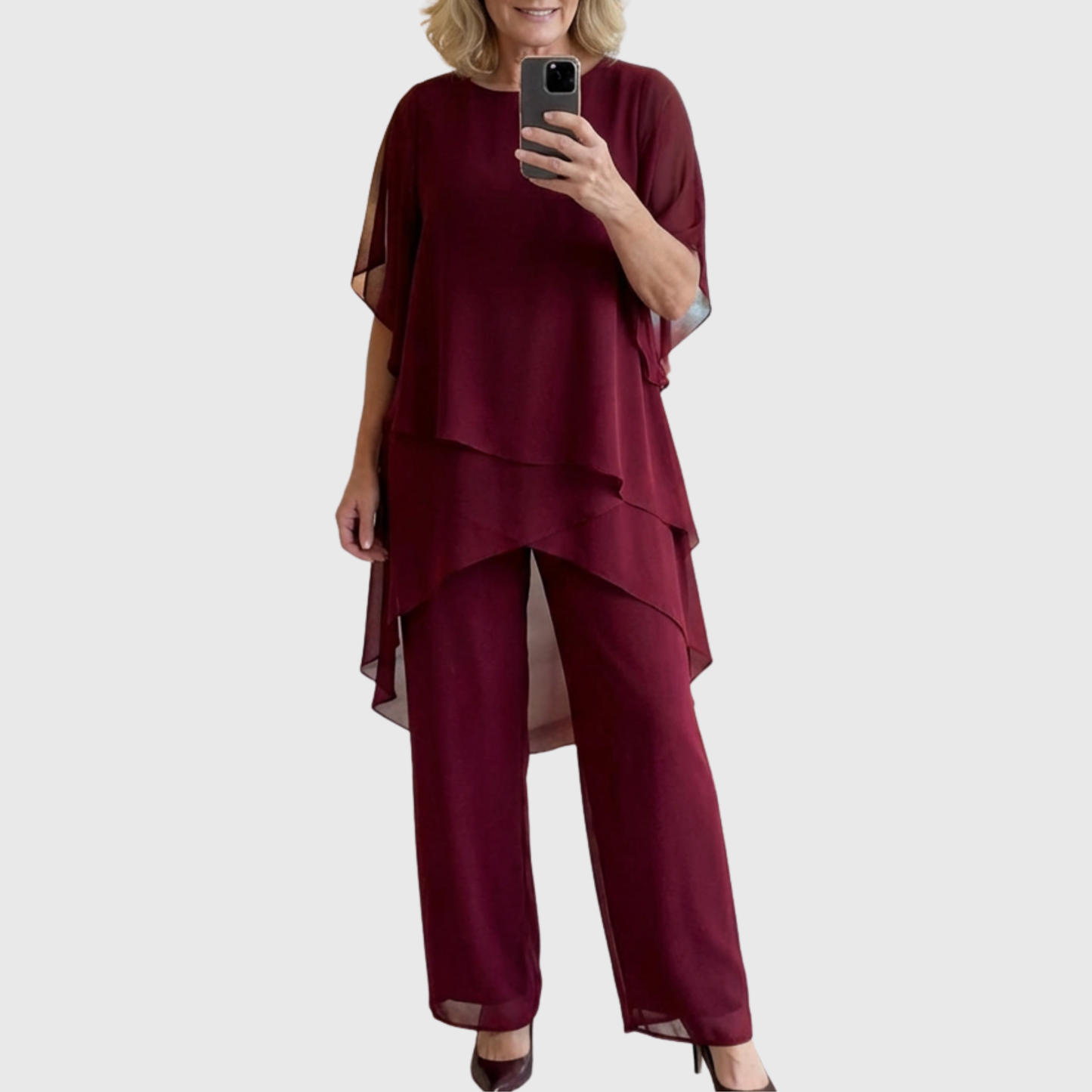 Ondara - High-Draped Palazzo Set