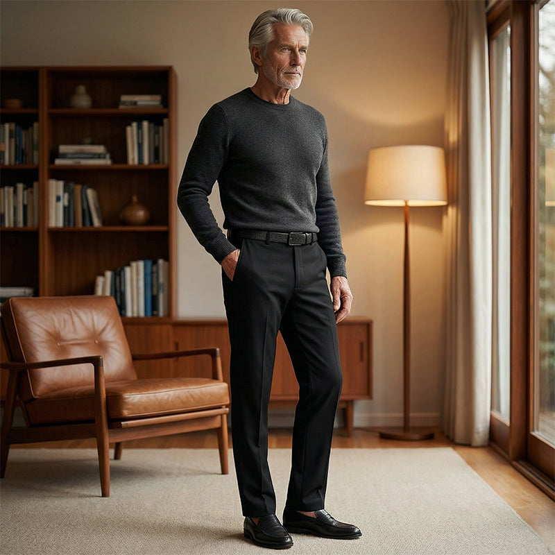 Halvern - High-Stretch Casual Trousers