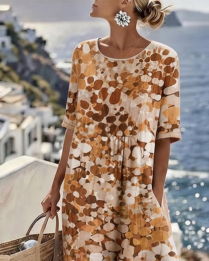 Josefina - Floral A-Line Midi Dress
