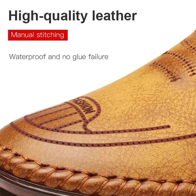 Milford - Men's Leather Grip Sneakers
