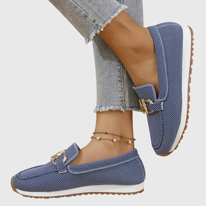 Orlena - Mesh Horsebit Loafers
