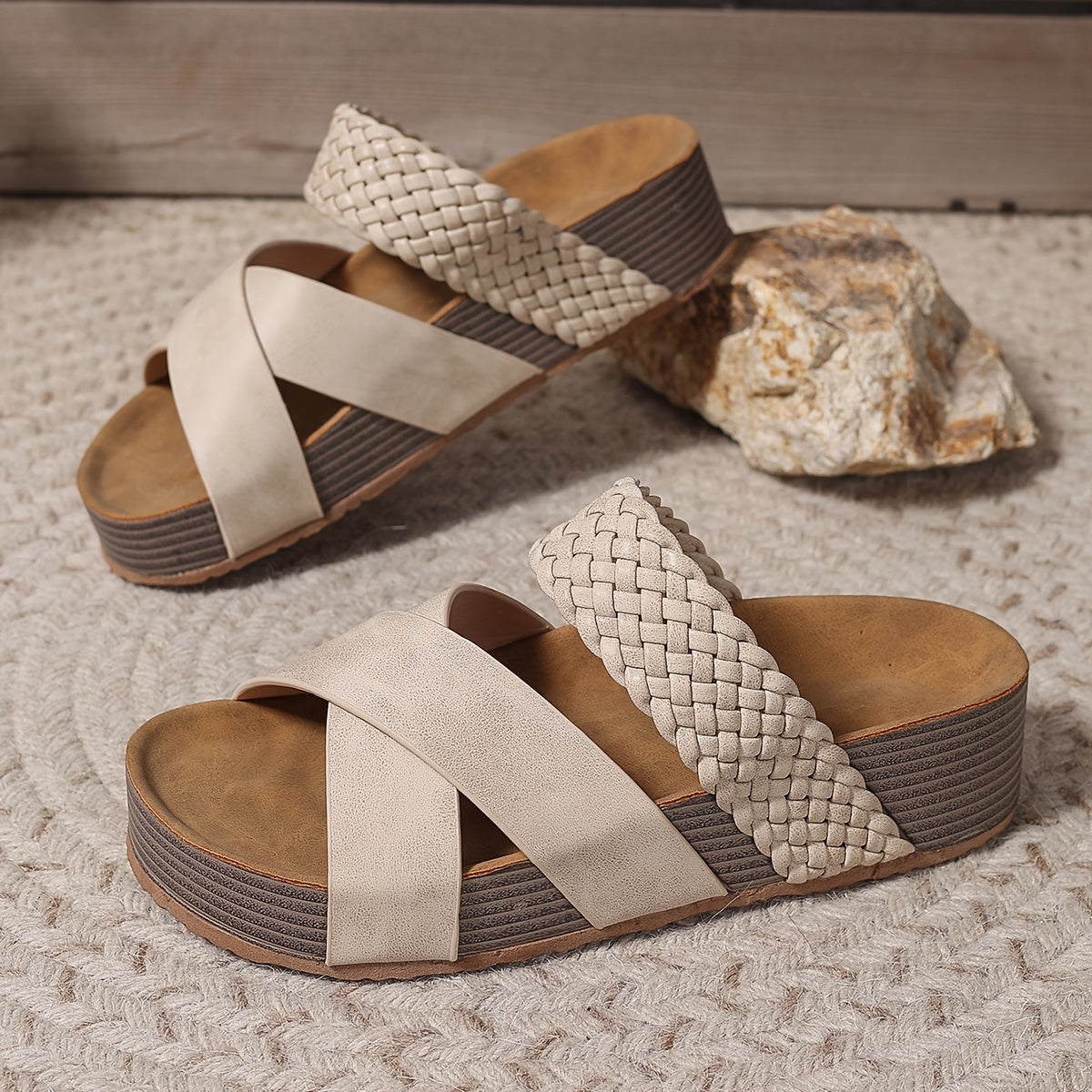 Jada - Contoured Leather Sandals