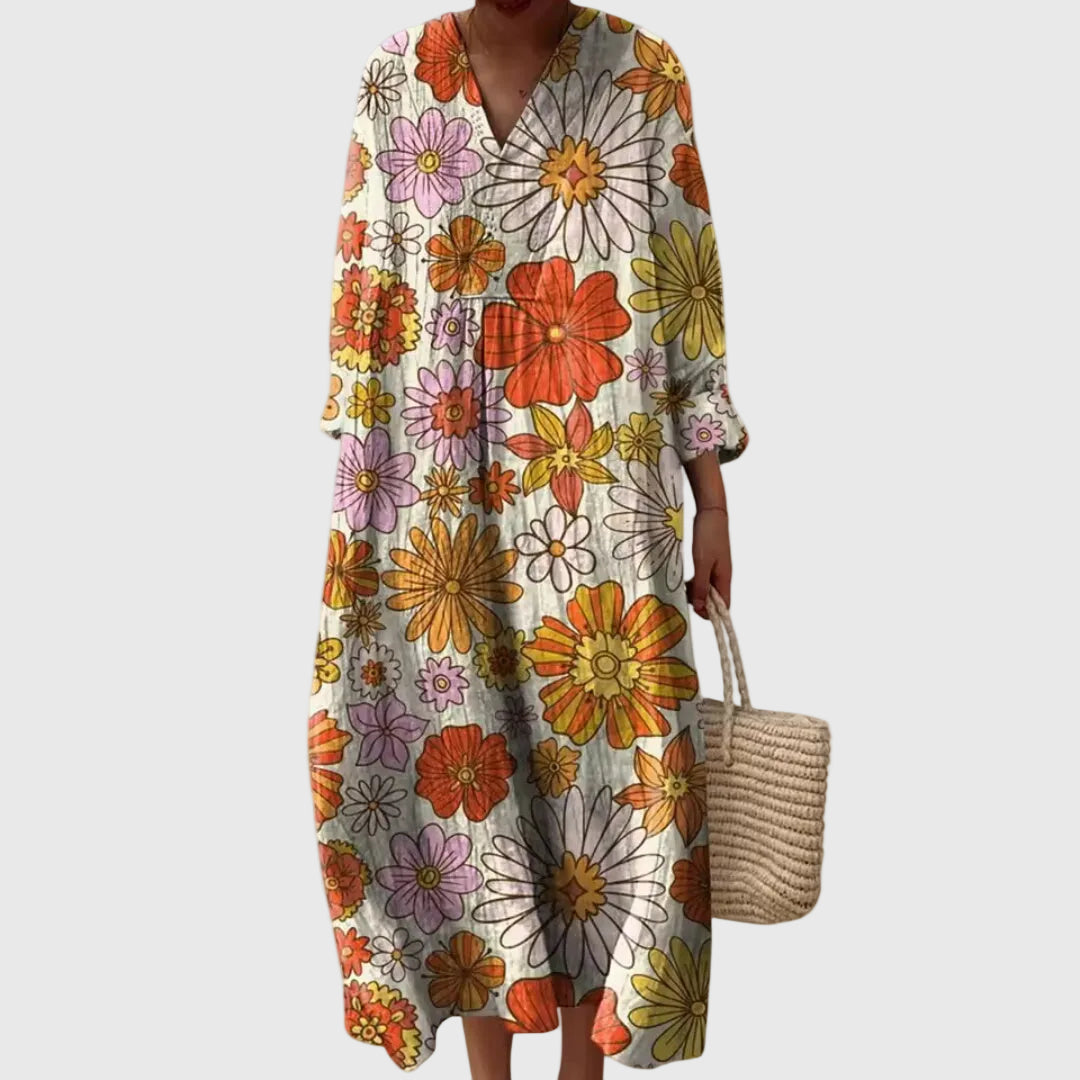 Nanette - Geometric Print Midi Dress