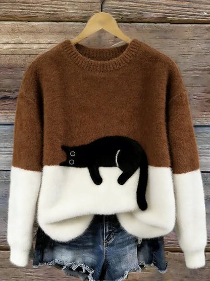 Reba - Cotton-Blend Cat Hoodie