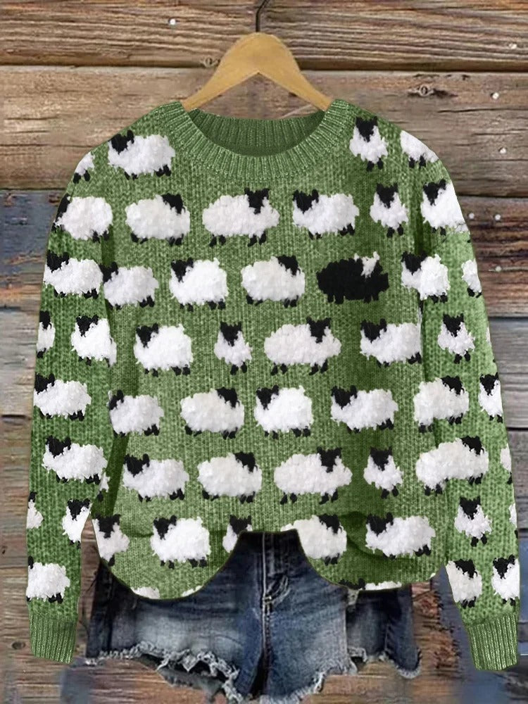 Aida - Festive Knit Sweater