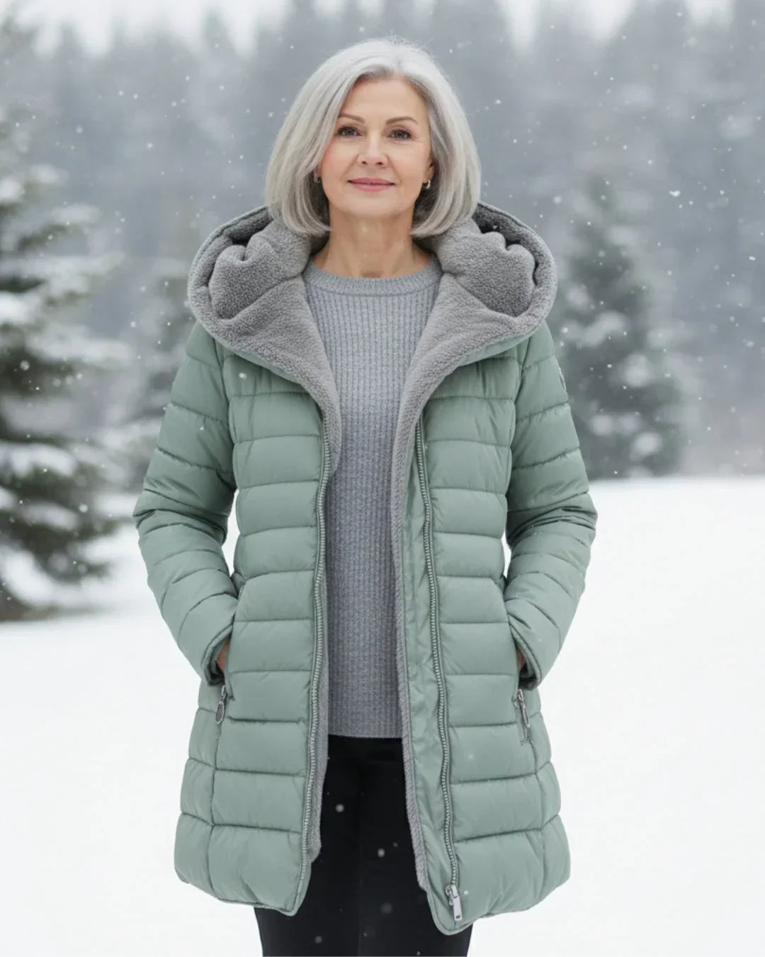 Kristina - Water-Repellent Quilted Parka