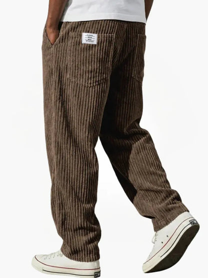 Dalton - Fine Cord Drawstring Trousers