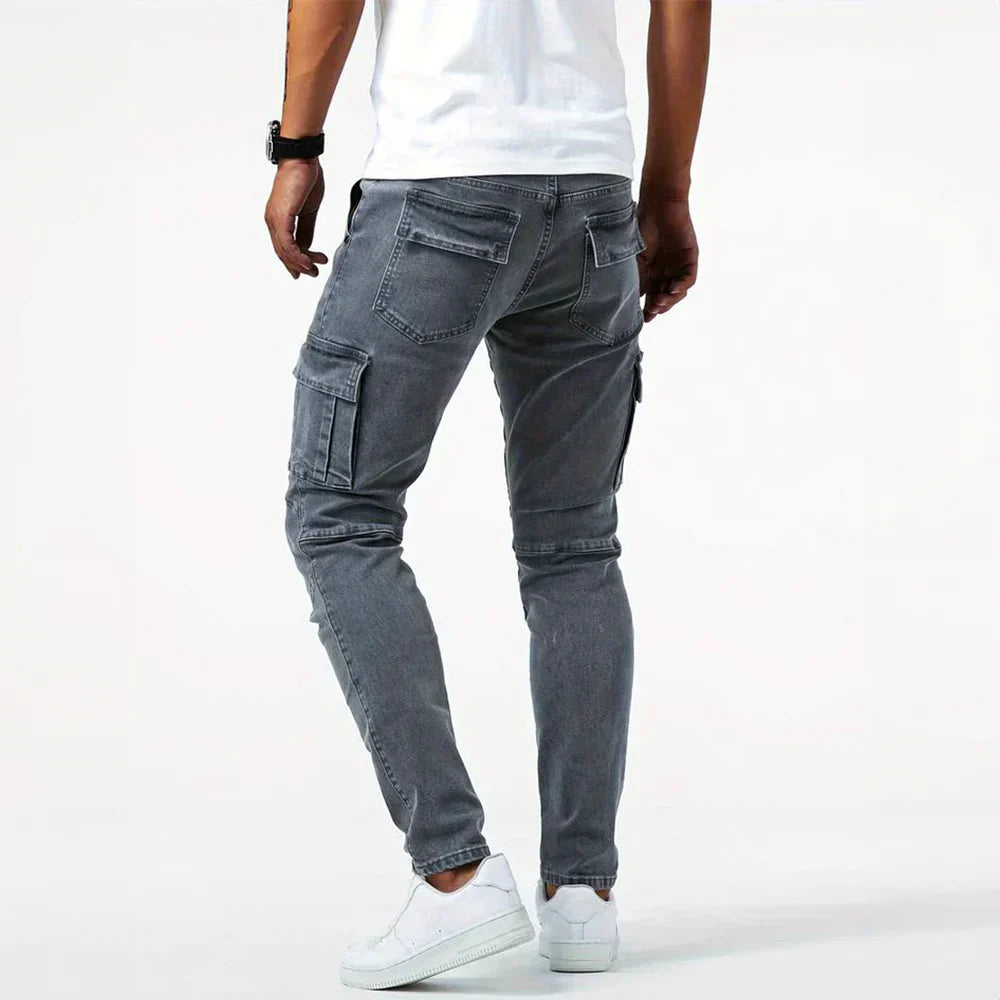Jordan - Stretch Denim Cargo Jeans