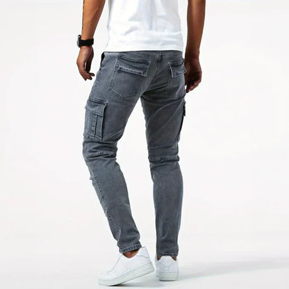 Jordan - Stretch Denim Cargo Jeans