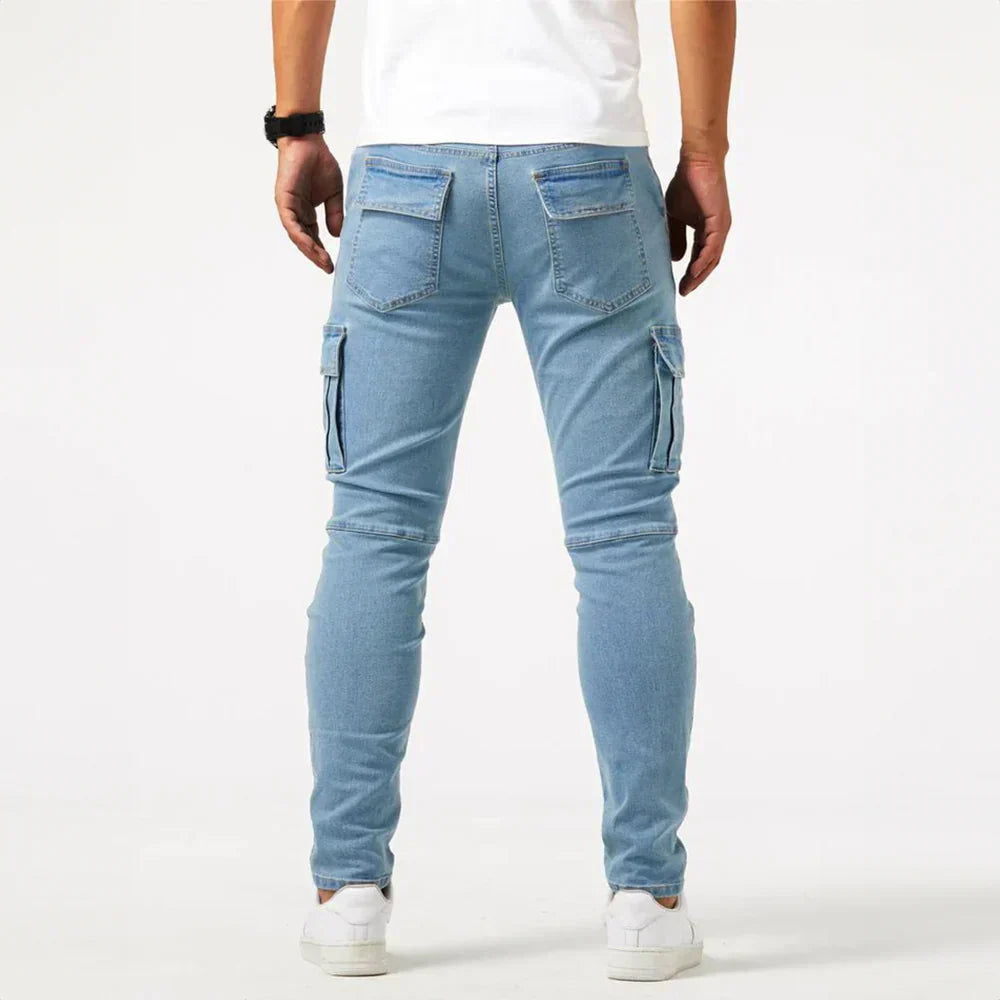 Jordan - Stretch Denim Cargo Jeans