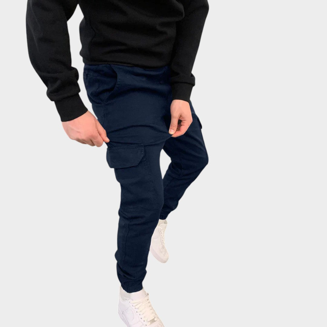 Arlen - Stretch Cotton Cargo Joggers