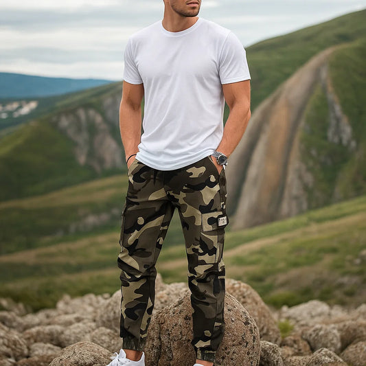 Bracken - Nylon-Cotton Cargo Trousers