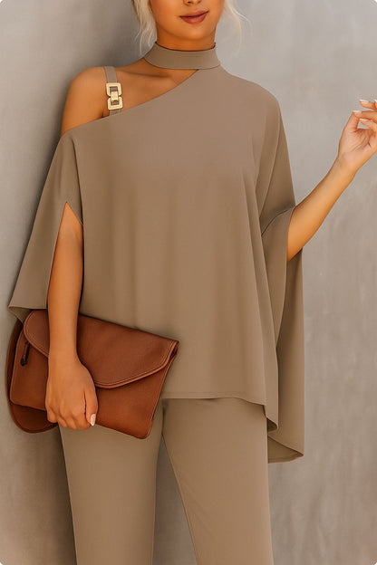 Auretti - Jewel-Strap Jersey Top