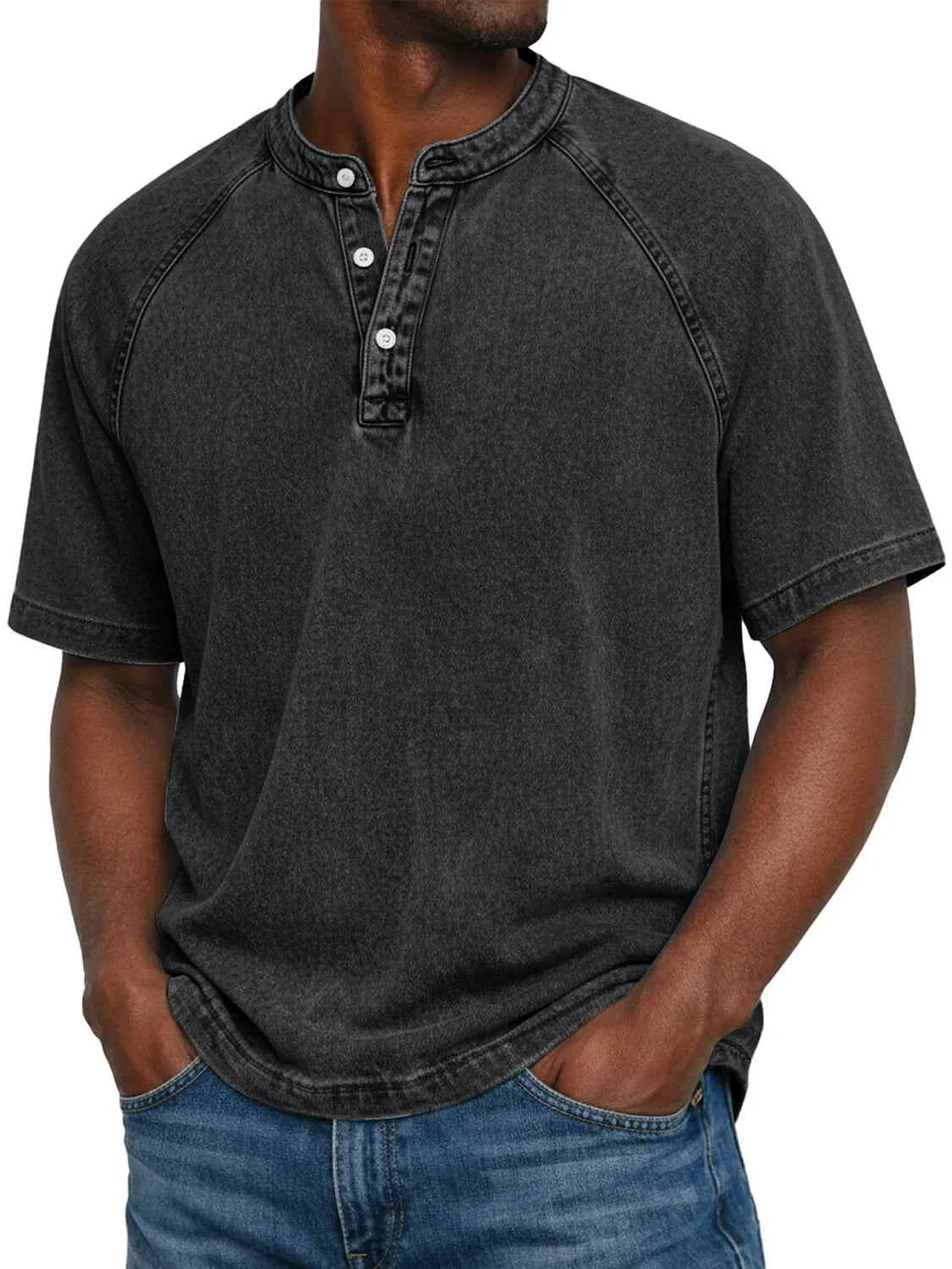 Calder - Men's Vintage Button-Front Shirt