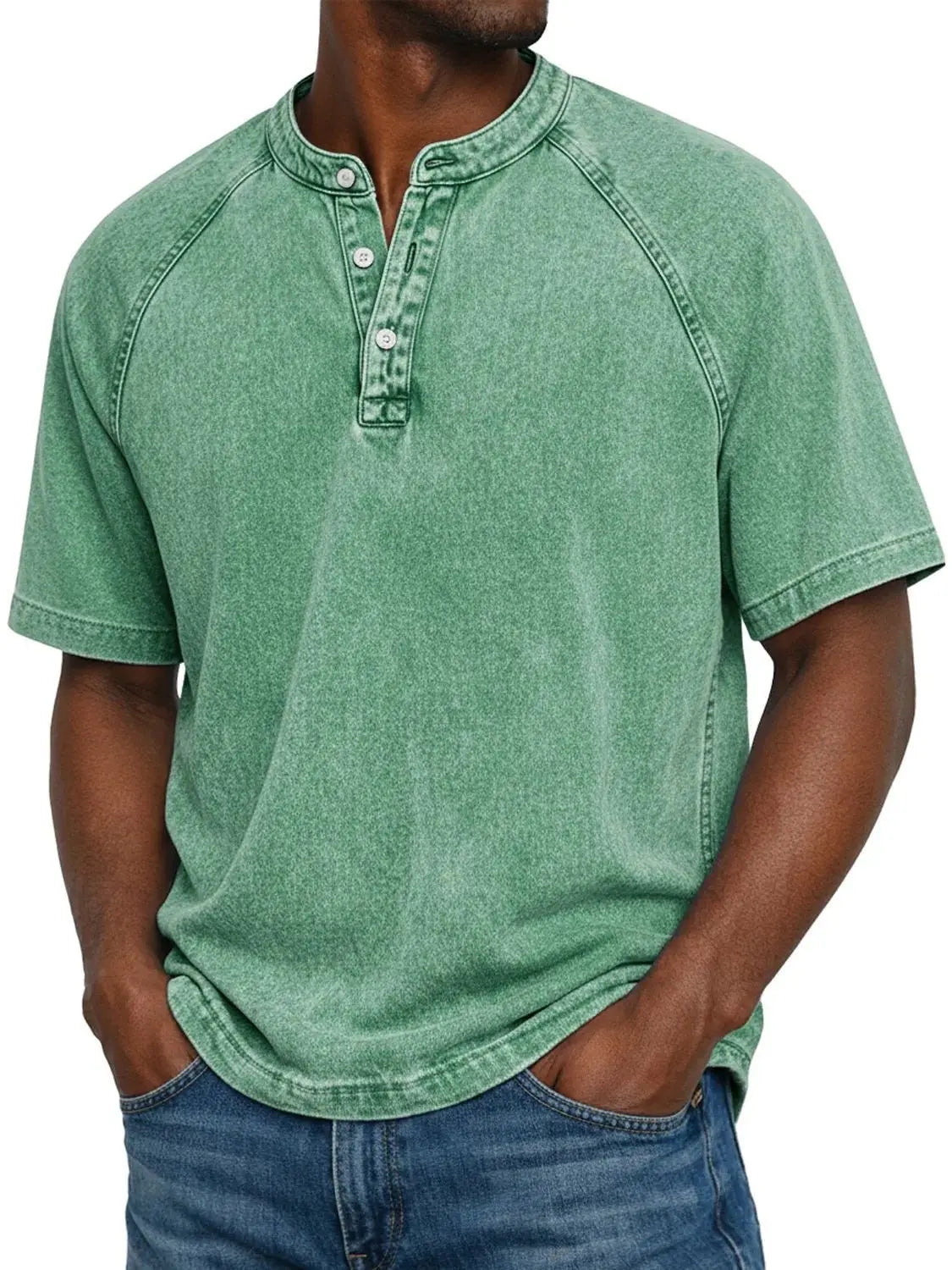 Calder - Men's Vintage Button-Front Shirt