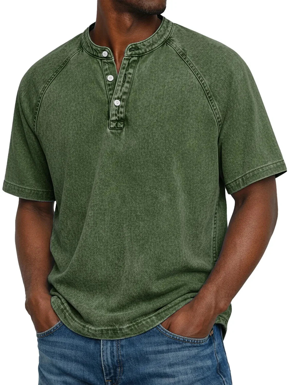 Calder - Men's Vintage Button-Front Shirt