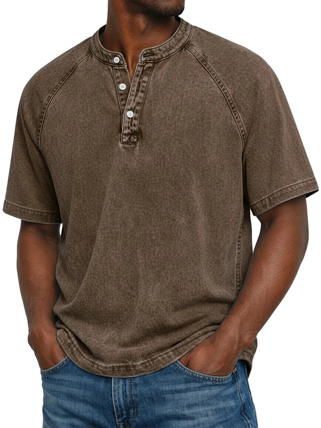 Calder - Men's Vintage Button-Front Shirt