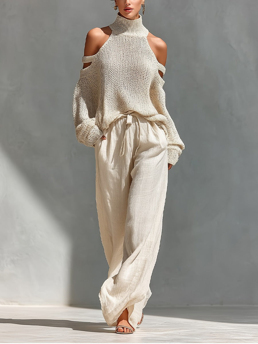 Candace - Knit Top & Wide-Leg Pants