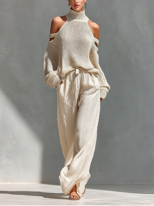 Candace - Knit Top & Wide-Leg Pants