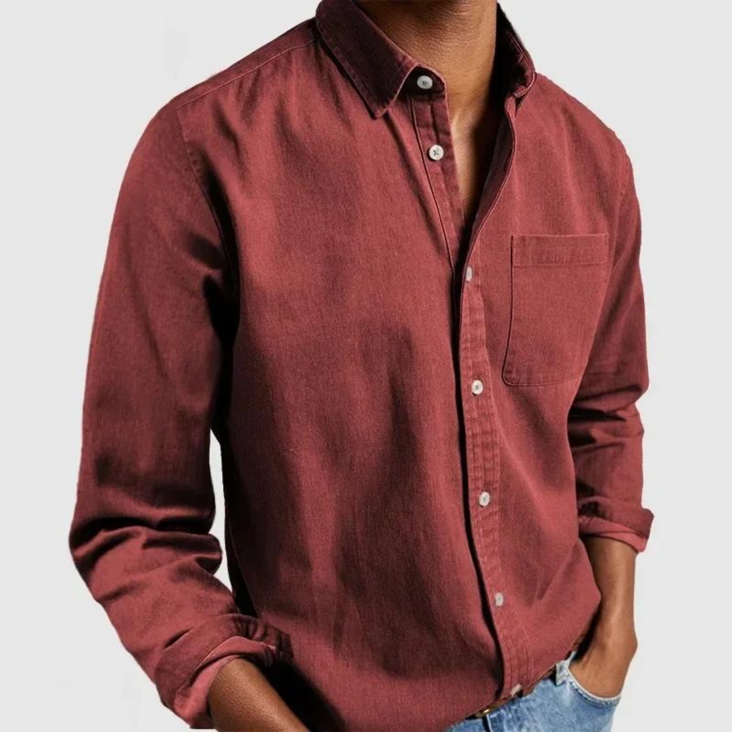 Dominick - Men's All-Season Cotton Shirt
