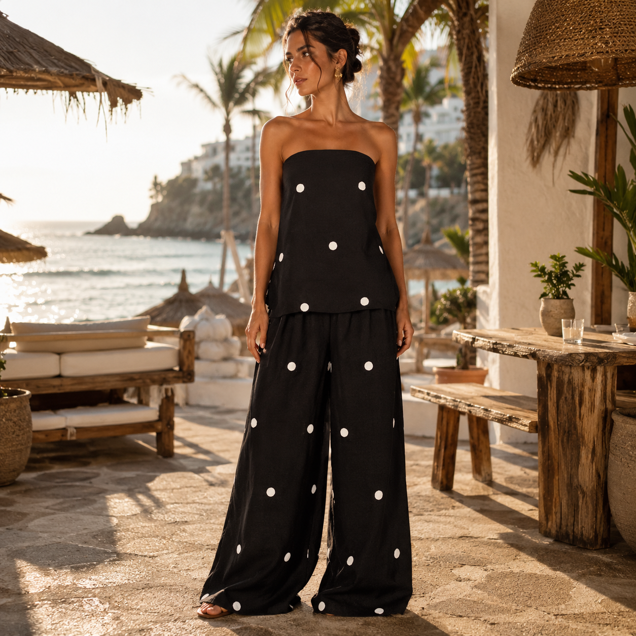 Alma - Dot Print Co-Ord Set