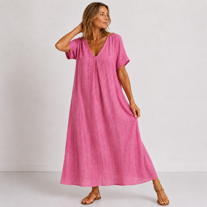 Karyn - Flowing V-Neck Maxi Dress