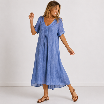 Karyn - Flowing V-Neck Maxi Dress