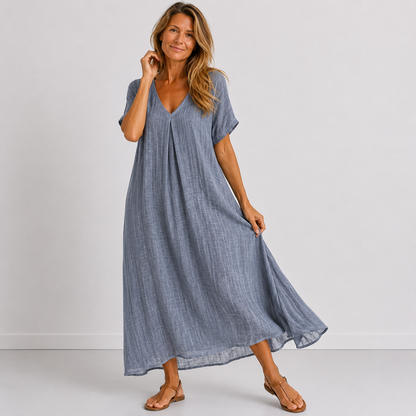 Karyn - Flowing V-Neck Maxi Dress