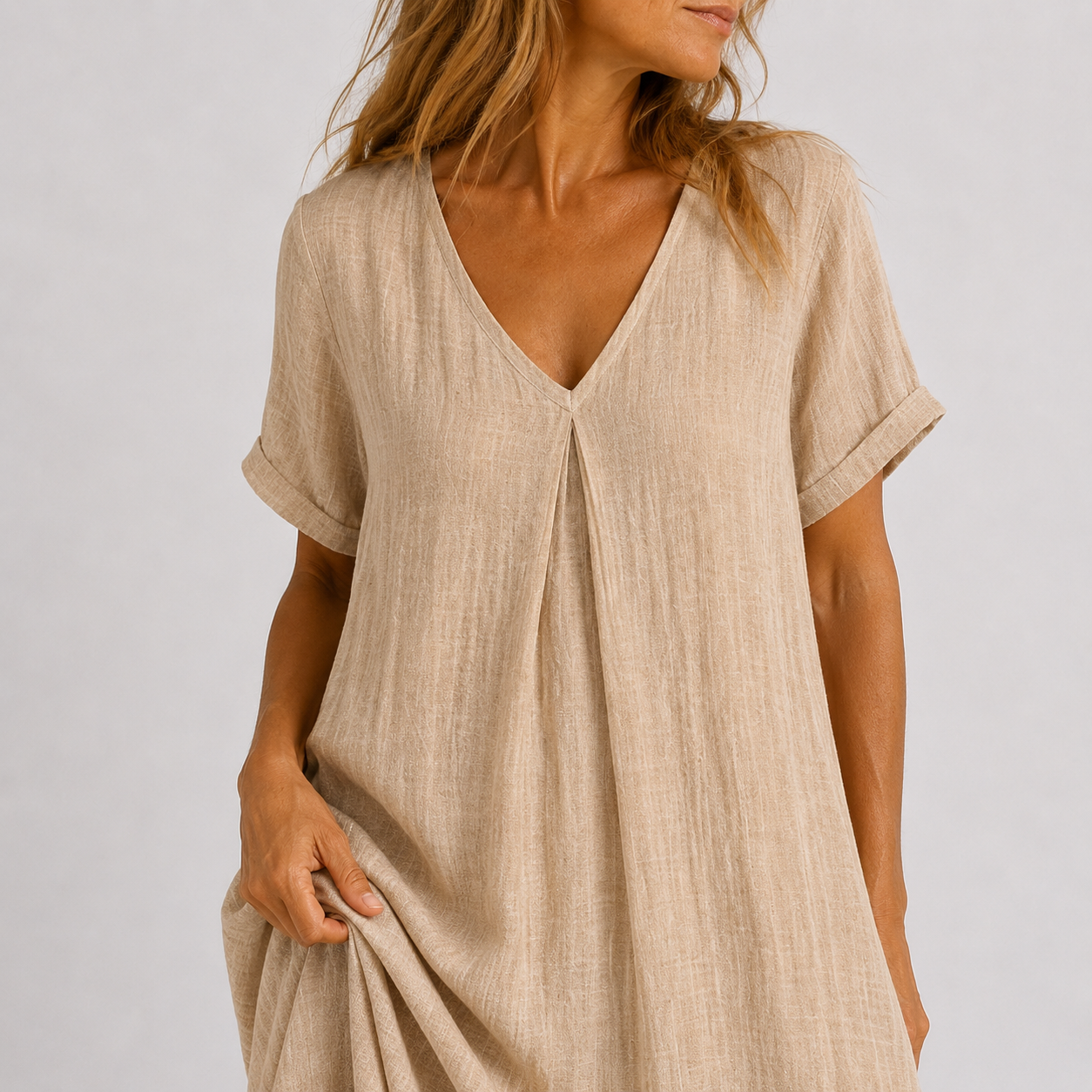 Karyn - Flowing V-Neck Maxi Dress