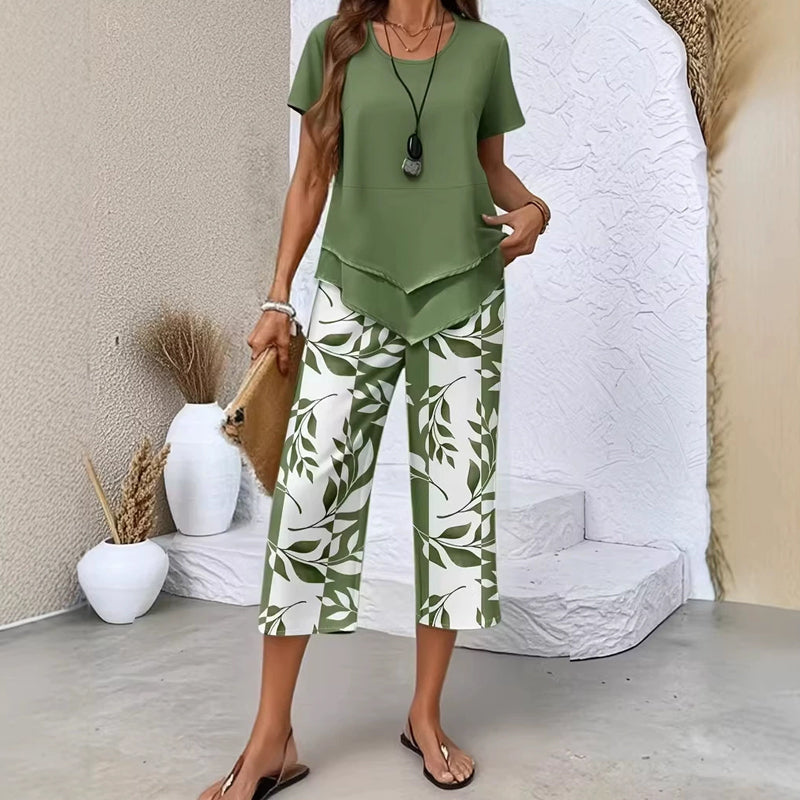 Colette - Tunic & Wide-Leg Pants Set