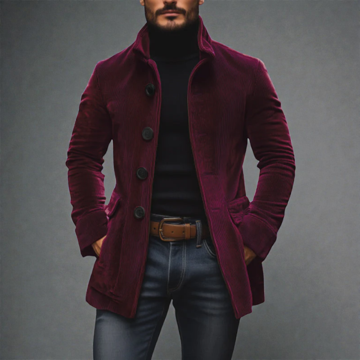 Corvino - Tailored Corduroy Velvet Jacket