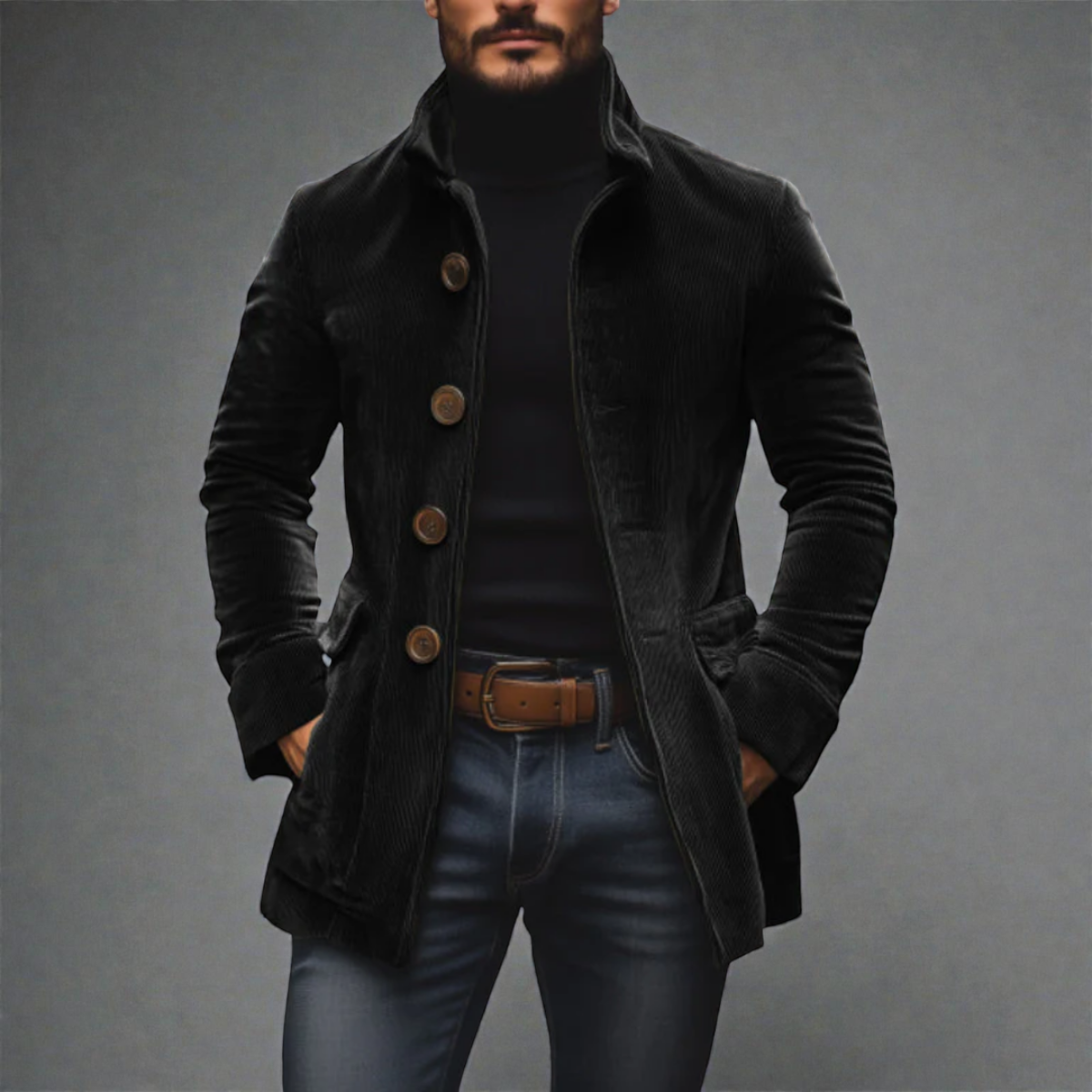 Corvino - Tailored Corduroy Velvet Jacket