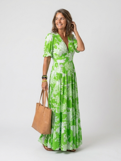Kristi - Floral Midi Dress