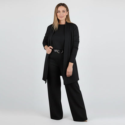 Edna - Duster Cardigan Three-Piece Set