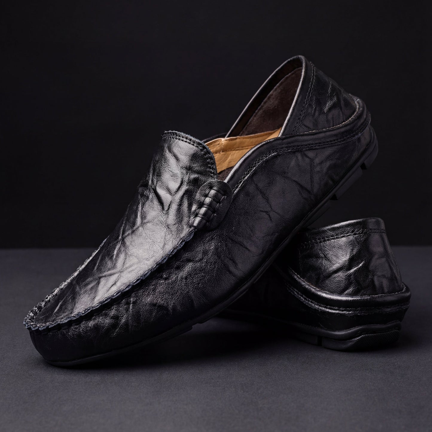 Floyd - Leather Slip-On Loafers