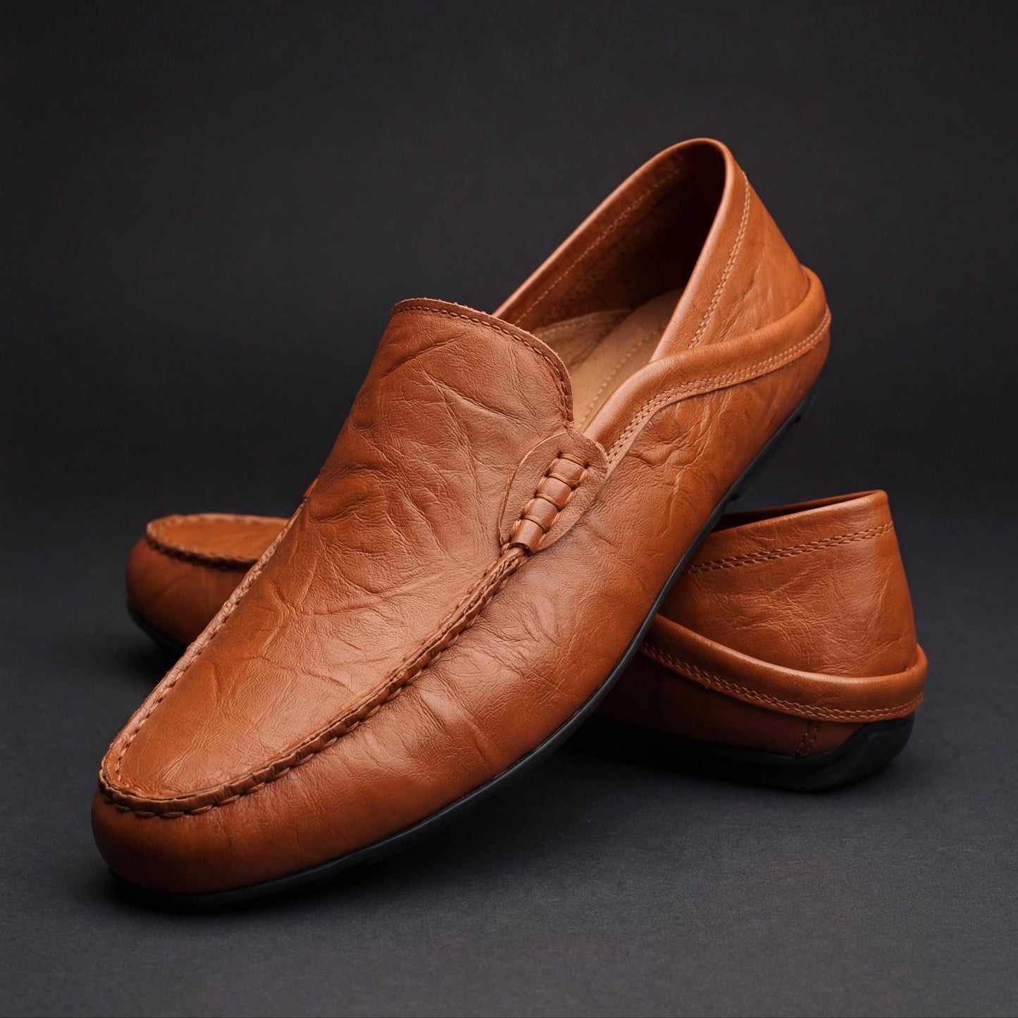 Floyd - Leather Slip-On Loafers