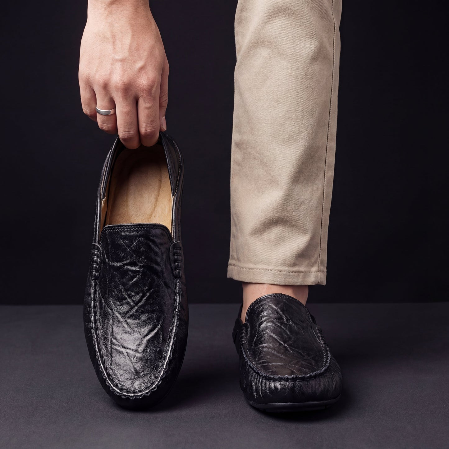 Floyd - Leather Slip-On Loafers
