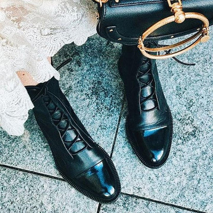 Harper - High Collar Boots