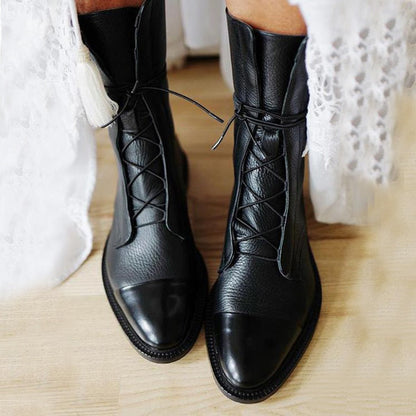 Harper - High Collar Boots
