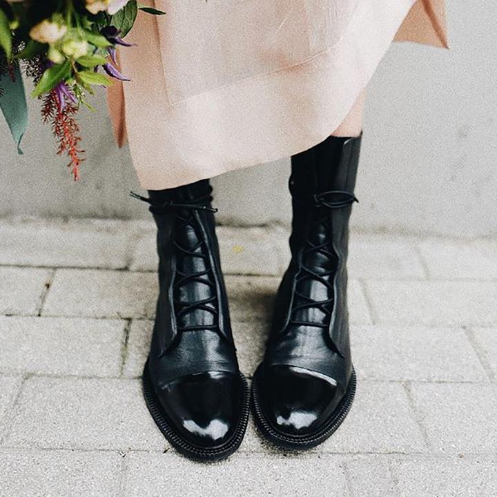 Harper - High Collar Boots